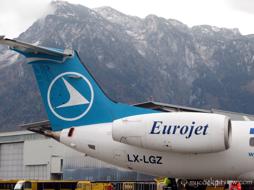 Luxair Embraer 145 in Salzburg